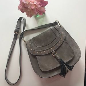 NWOT Franco Sarto grey purse